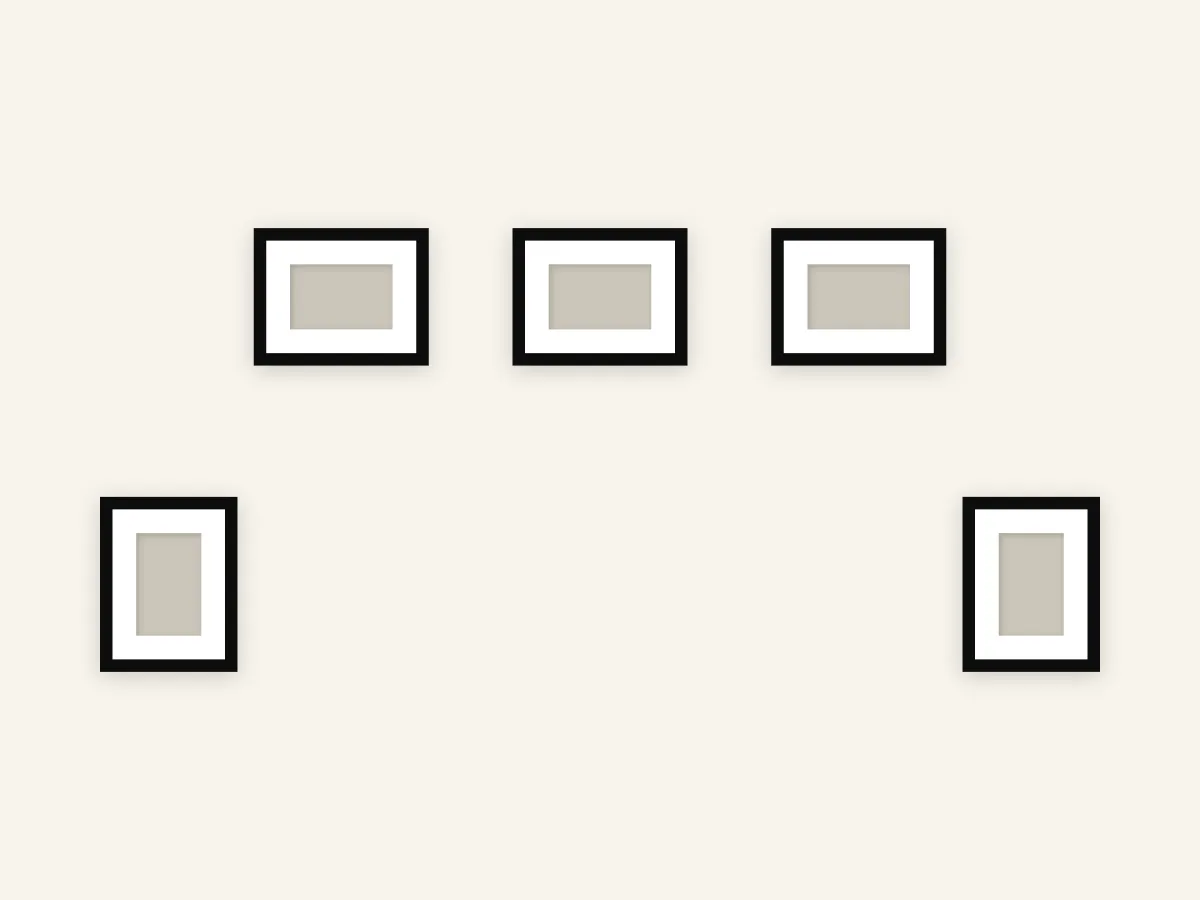 Gallery Wall Around TV