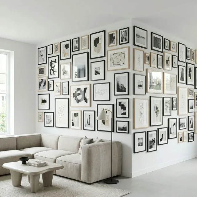 Corner Gallery Wall Layout Guide