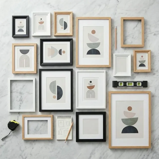 Best Frame Sizes for Gallery Walls
