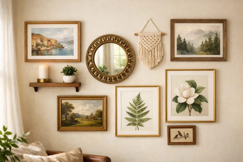 Beyond Photography: Building a Gallery Wall with Art, Objects & Textiles