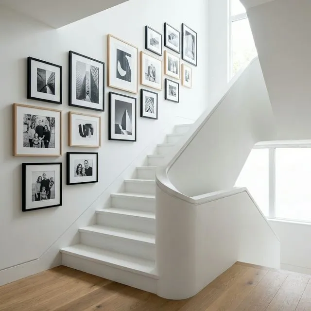 Staircase Gallery Wall Layout Guide
